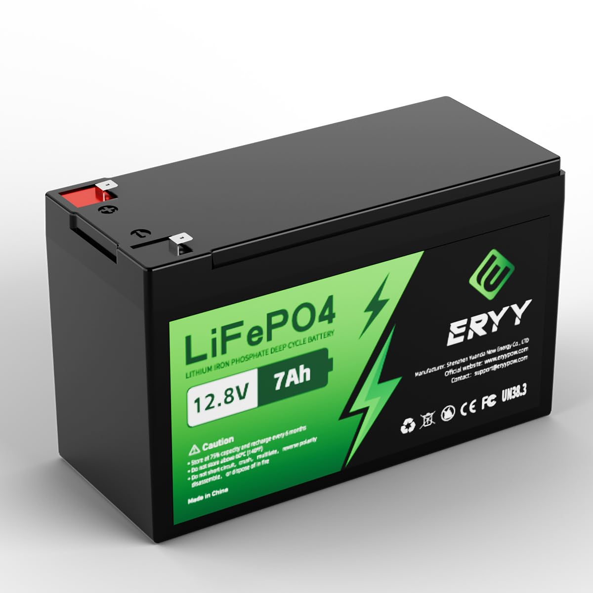 ERYY 12V  7AH LiFePO4 Battery