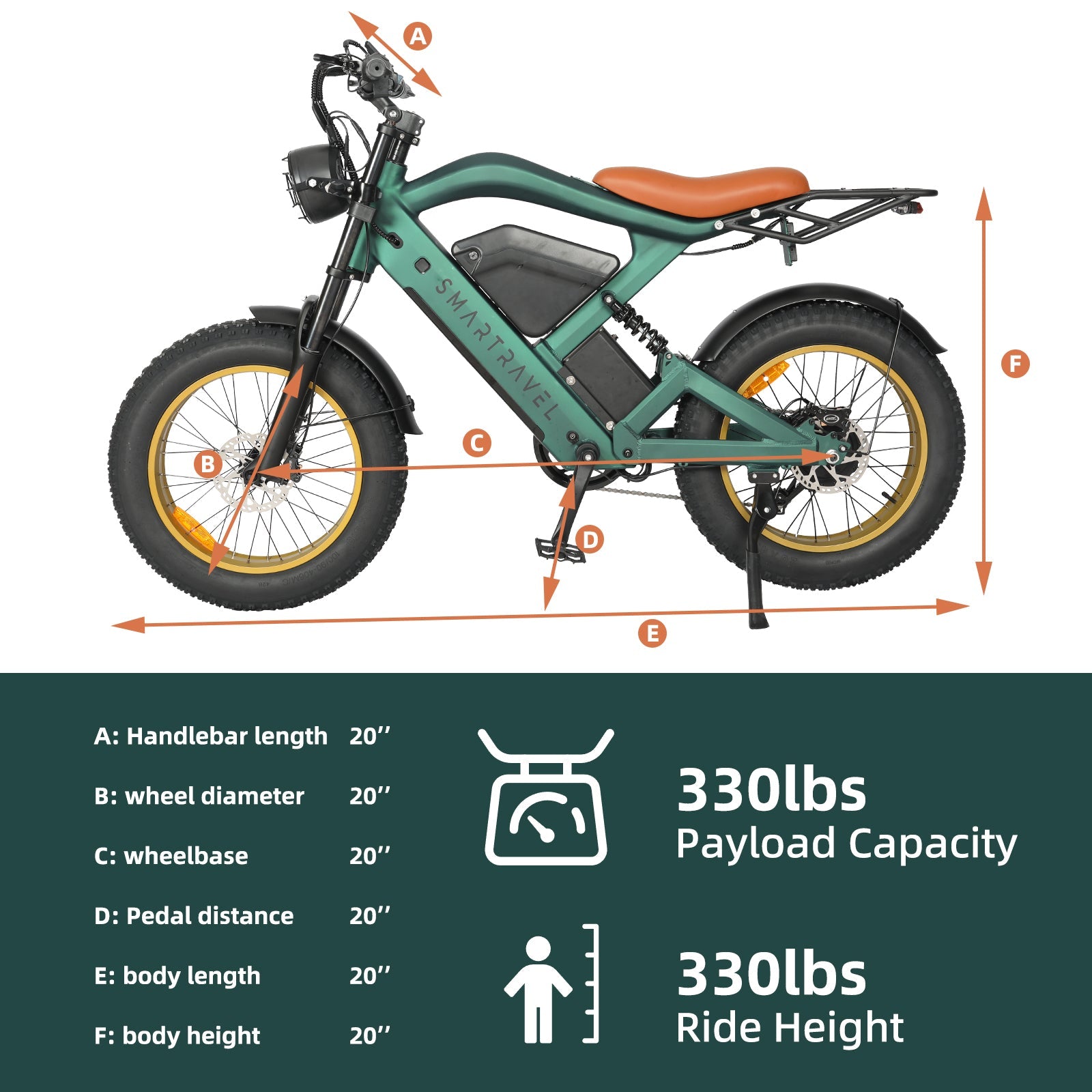 App Control 1200W/48V/20Ah Electric Bicycle